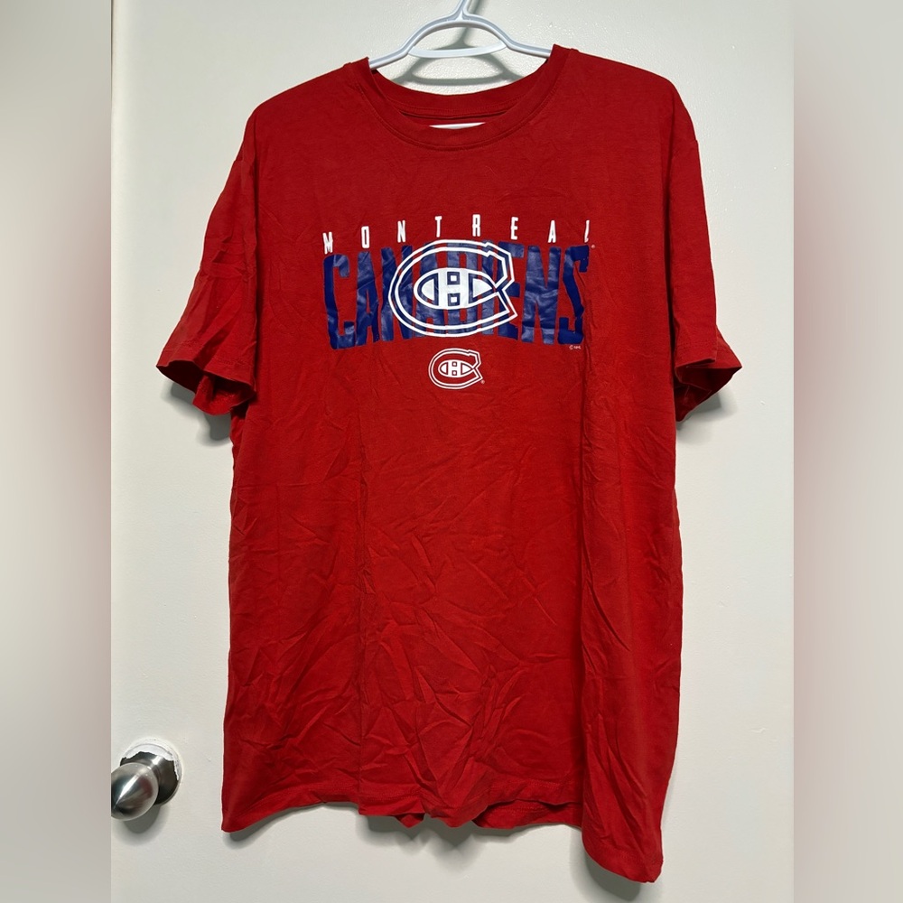 NHL MONTREAL CANADIENS RED T-SHIRT